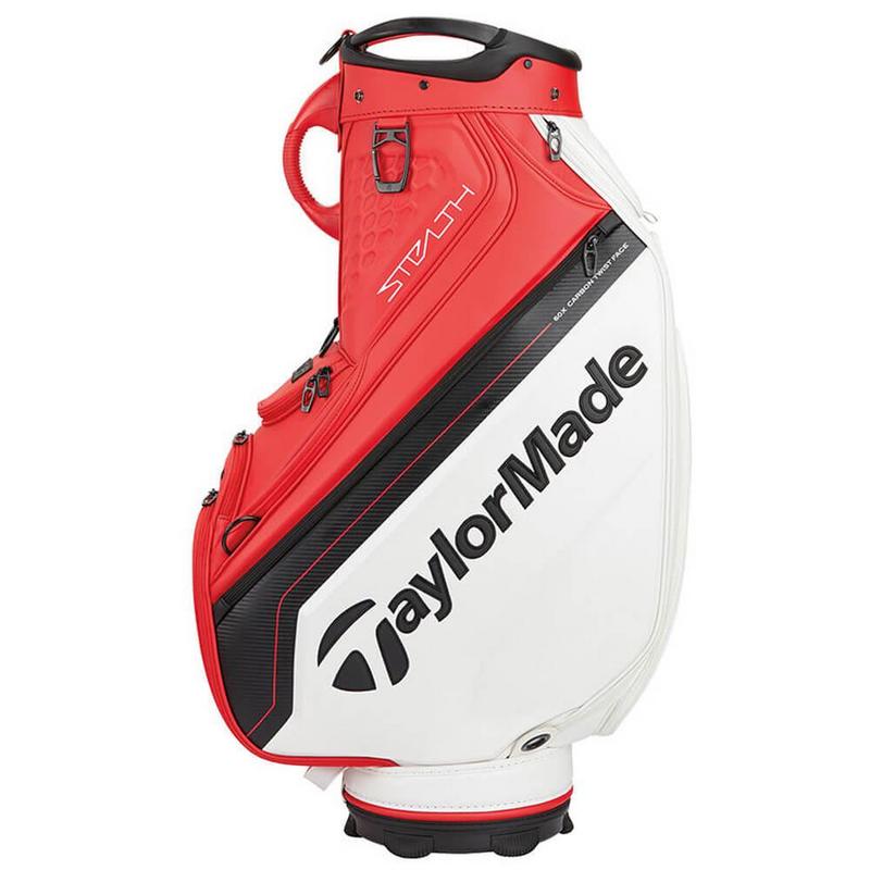 TaylorMade Stealth 2 Tour Golf Staff Bag - Red/White/Black - main image