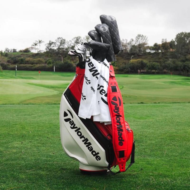 TaylorMade Stealth 2 Tour Golf Staff Bag - Red/White/Black - main image