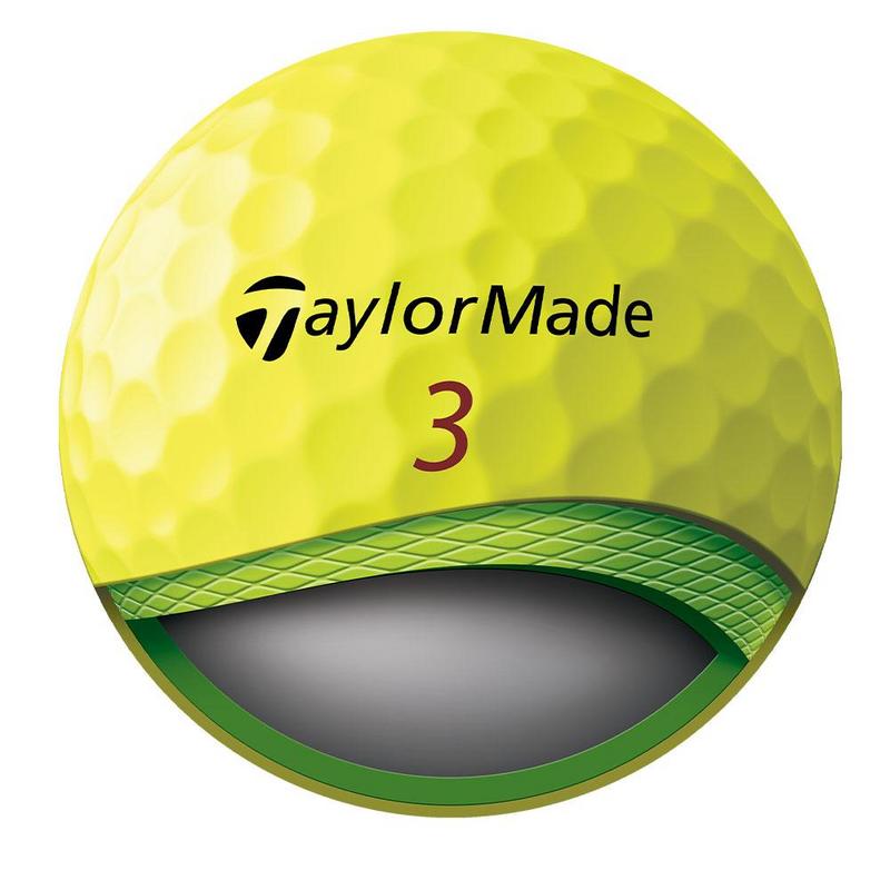 TaylorMade Tour Response Golf Balls - Yellow - main image