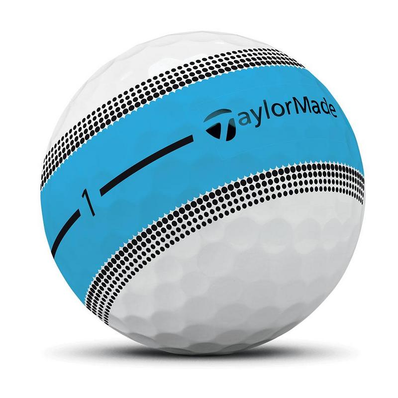TaylorMade Tour Response Stripe Neon Golf Balls - Multi - main image