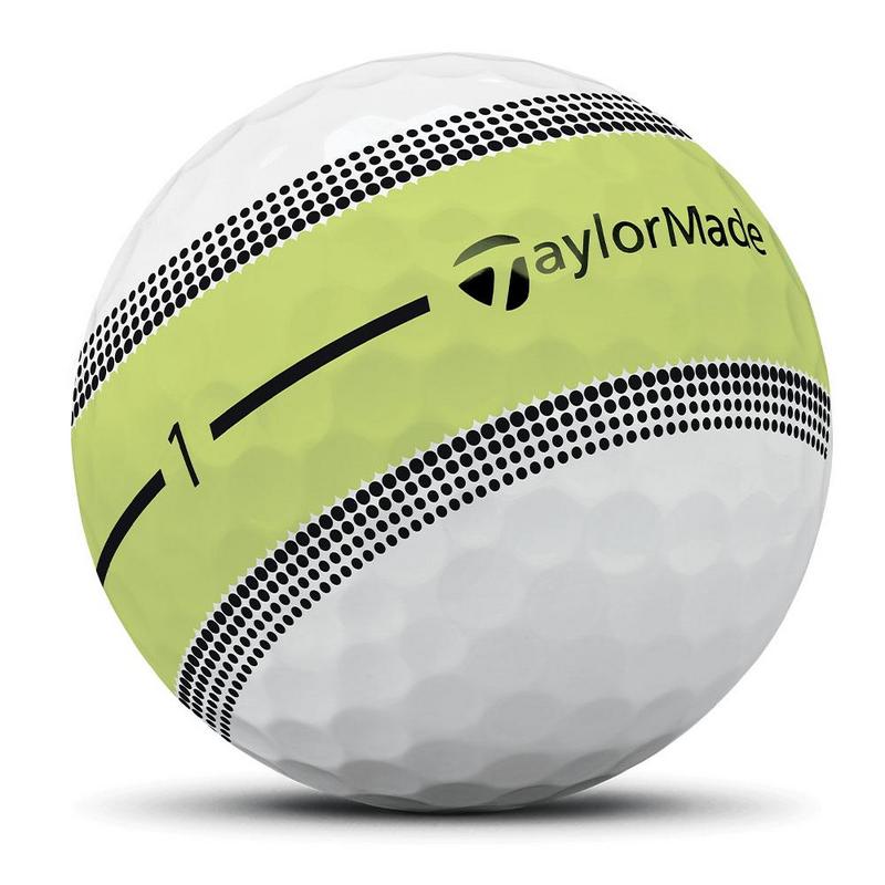 TaylorMade Tour Response Stripe Neon Golf Balls - Multi - main image