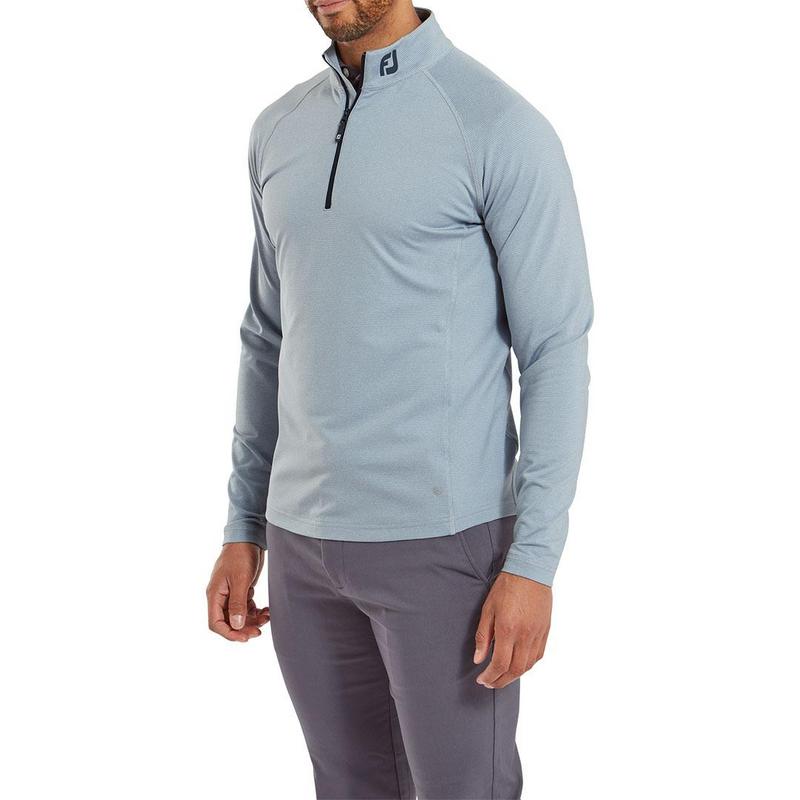 FootJoy ThermoSeries Brushed Back Golf Midlayer - Heather Grey