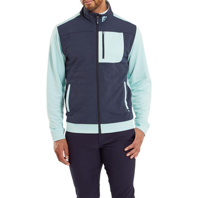 FootJoy ThermoSeries Hybrid Golf Jacket - Seaglass/Navy - main image