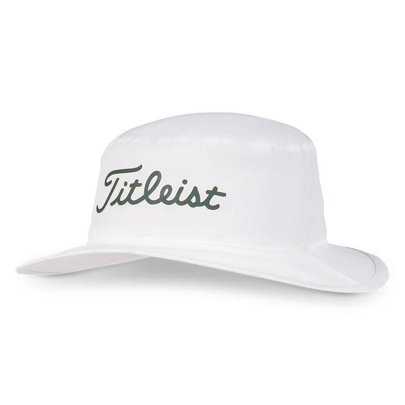 Titleist Breezer Bucket Hat - White/Eucalyptus/Lemon