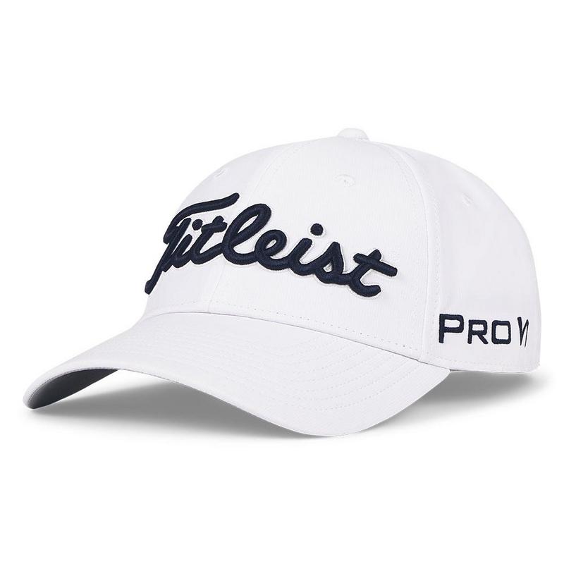 Titleist Junior Tour Performance Golf Cap - White/Navy