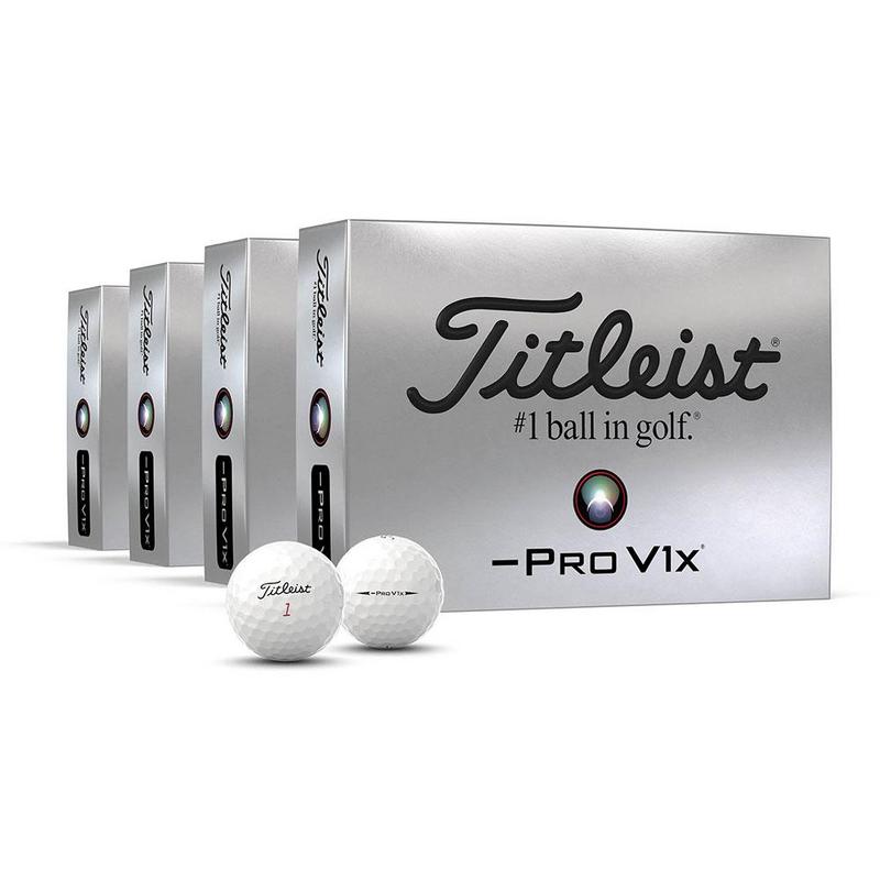 Titleist Pro V1x Left Dash 4 For 3 Golf Balls Personalised White - 2025
