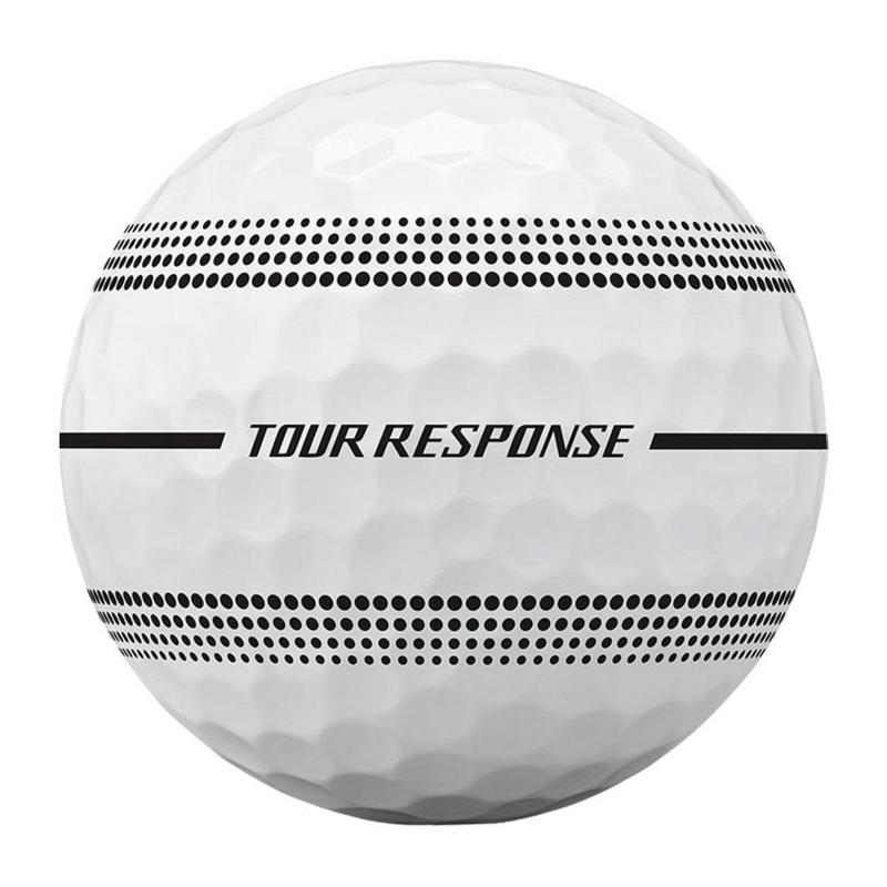 TaylorMade Tour Response Stripe Golf Balls - White/Clear - main image