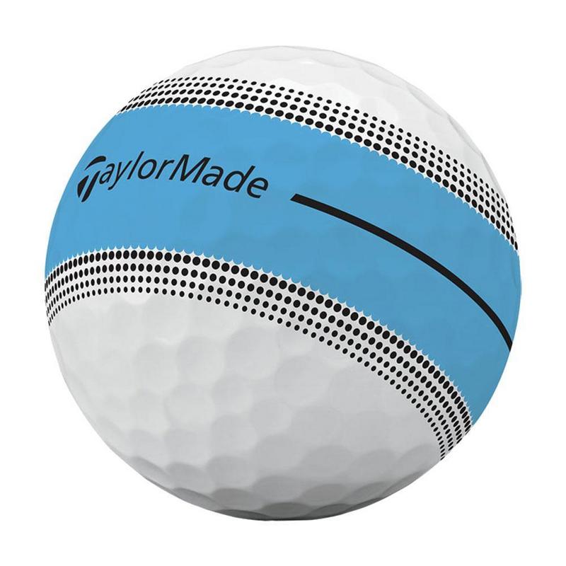 TaylorMade Tour Response Stripe Golf Balls - White/Blue (4 For 3) - main image