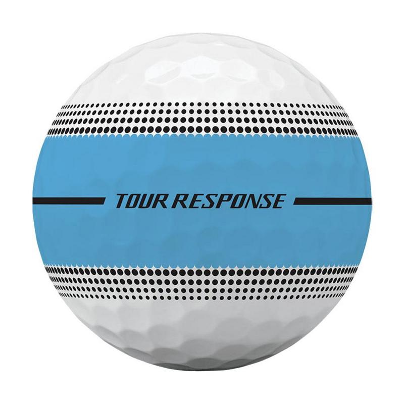 TaylorMade Tour Response Stripe Golf Balls - White/Blue - main image