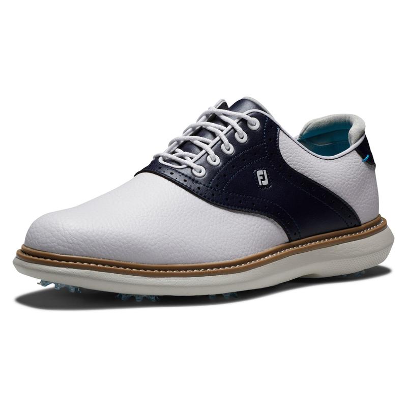 FootJoy Traditions Golf Shoe White/Navy Click Golf