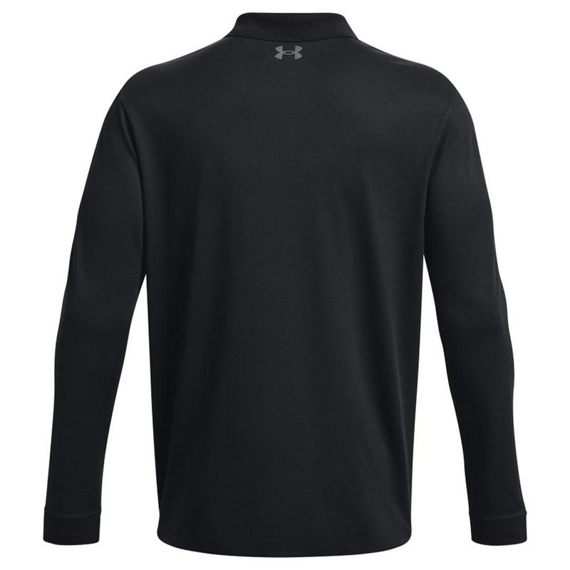 Under Armour UA Performance 3.0 Long Sleeve Golf Polo - Black - main image