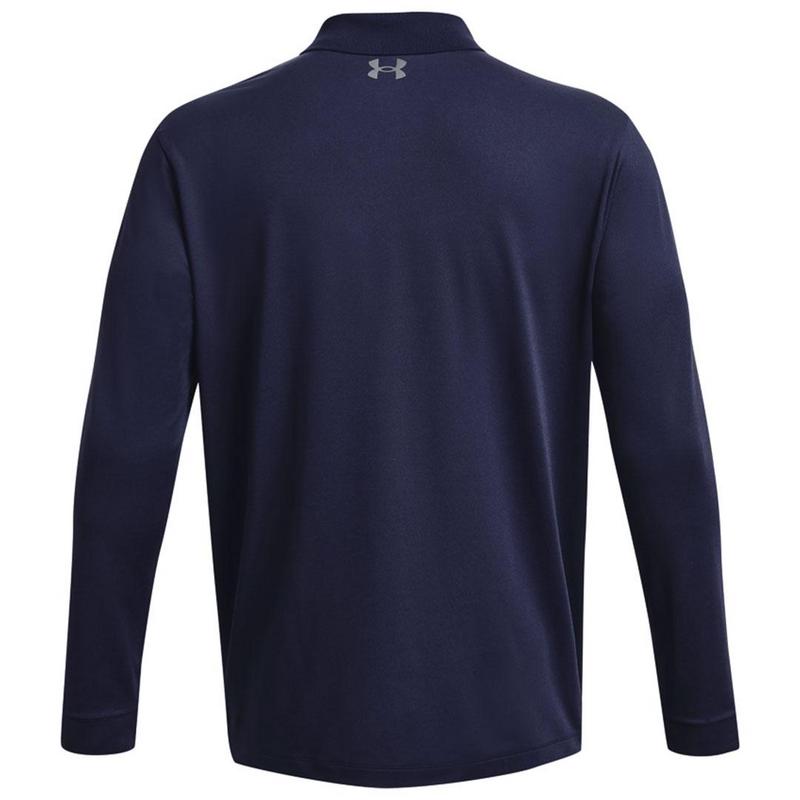 Under Armour UA Performance 3.0 Long Sleeve Golf Polo - Midnight Navy - main image