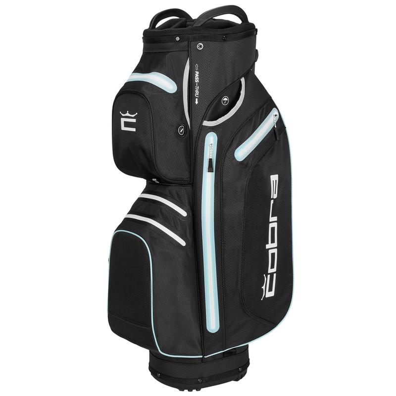 Cobra Ultradry Pro Golf Cart Bag - Puma Black/Cool Blue - main image
