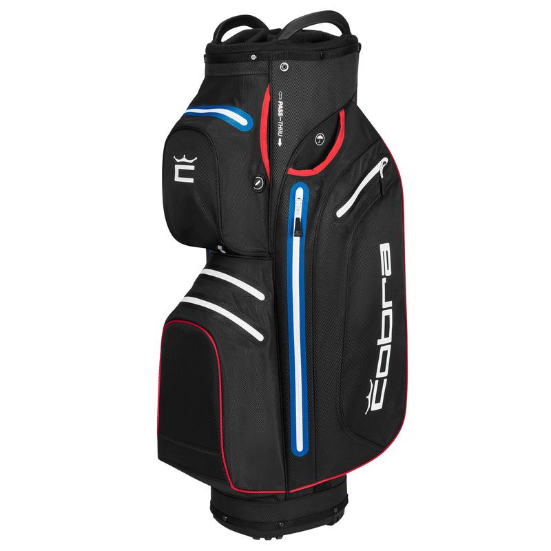 Cobra Ultradry Pro Golf Cart Bag - Puma Black/Electric Blue - main image