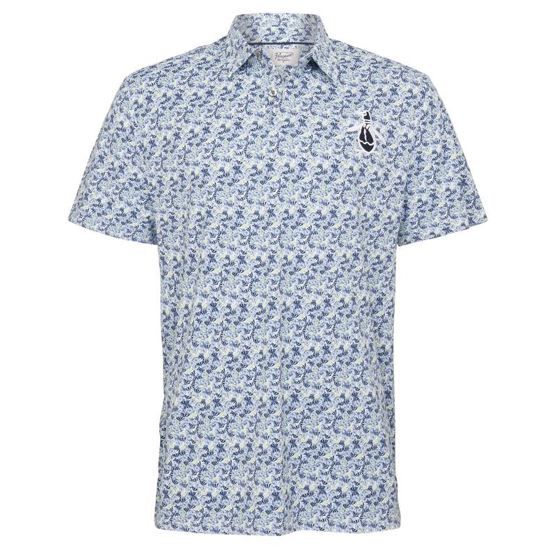 Original Penguin Umbrella Novelty Print Golf Polo Shirt - Astral Night - main image