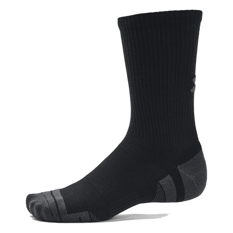 Under Armour Performance Tech Crew Socks 3-Pair Pack - Grey - main image