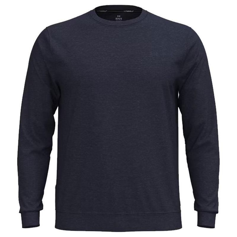 Under Armour UA Drive Midlayer Crew Golf Sweater - Midnight Navy/Midnight Navy