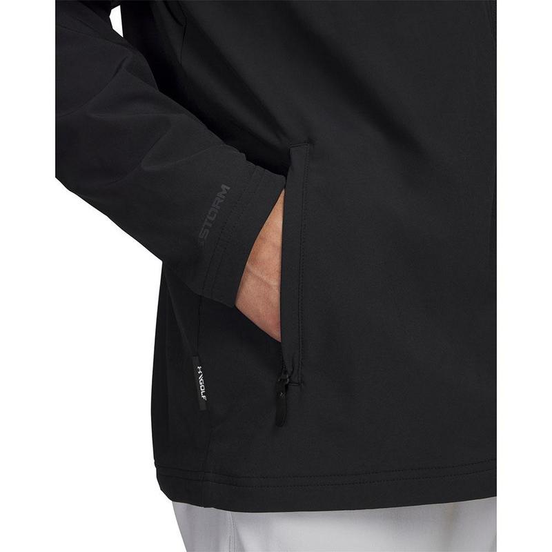 Under Armour UA Drive Pro Full-Zip Golf Top - Black/Black - main image