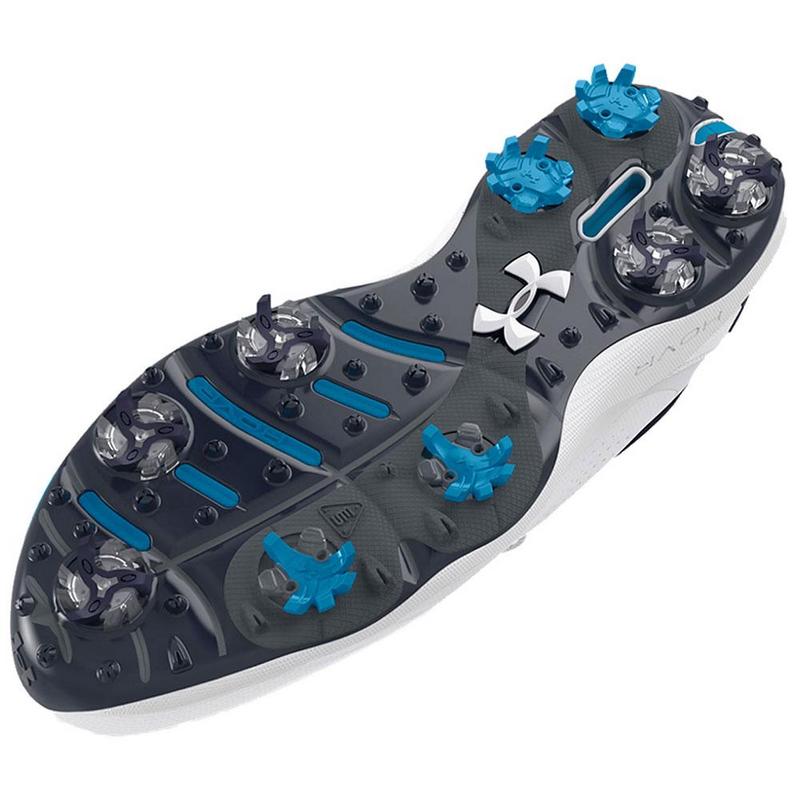 Under Armour UA Drive Pro Golf Shoes - White / Capri - main image