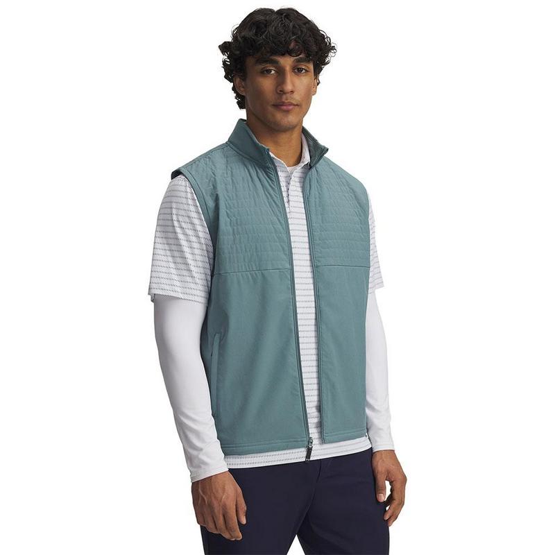 Under Armour UA Drive Pro Golf Vest Jasper Blue / Black