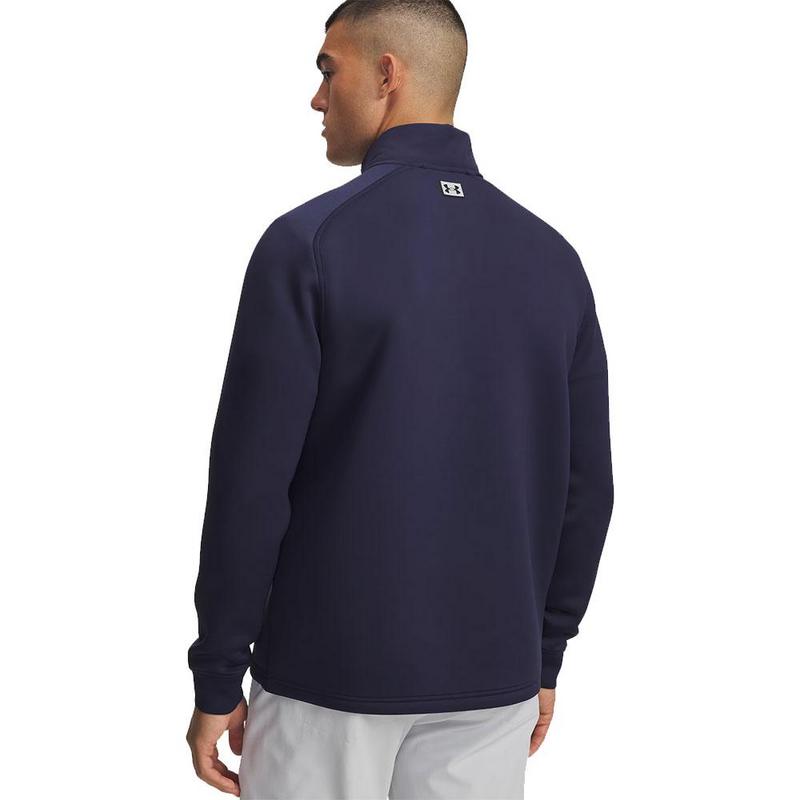 Under Armour UA Drive Pro Hybrid Golf Top - Midnight Navy/Black - main image