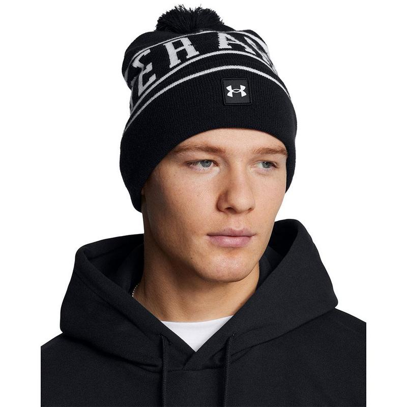 Under Armour UA Halftime Pom Pom Beanie Hat - Black - main image