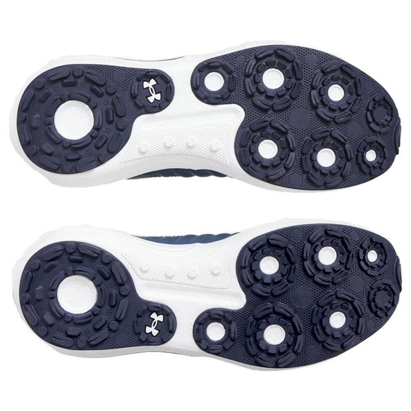 Under Armour UA Phantom Fore Golf Shoes - Downpour Gray/Downpour Gray/Midnight Navy - main image