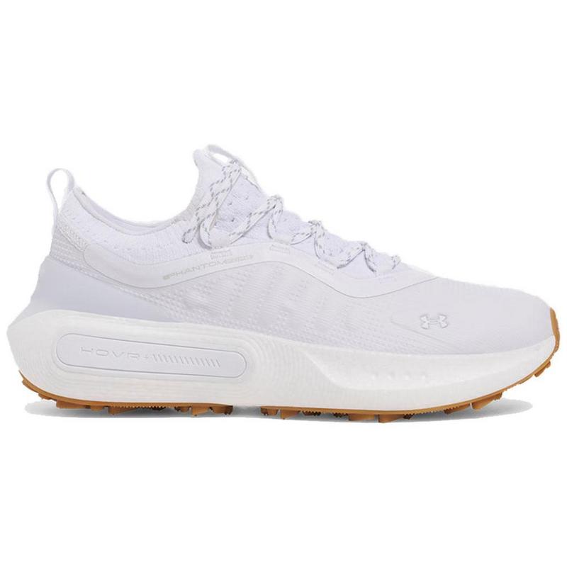 Under Armour UA Phantom Fore Golf Shoes - White/White/Halo Gray - main image