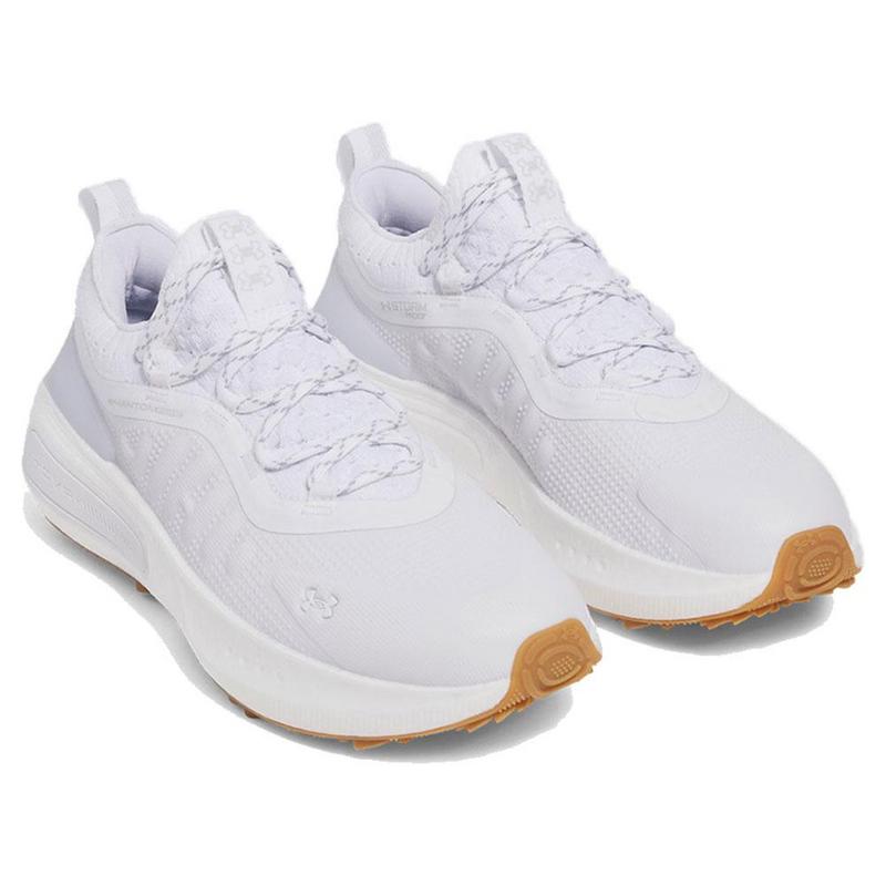Under Armour UA Phantom Fore Golf Shoes - White/White/Halo Gray - main image