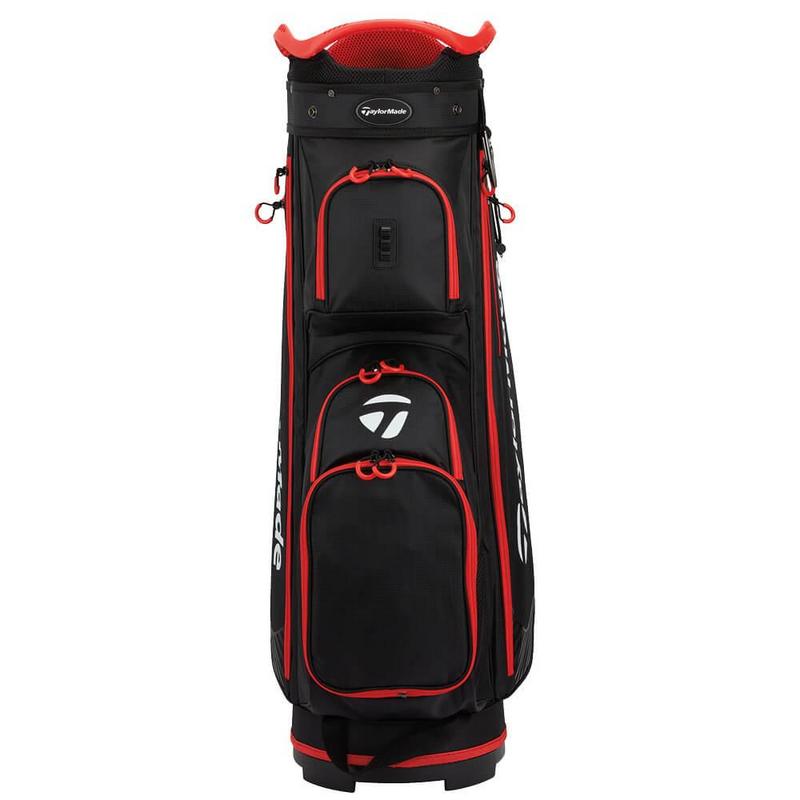 TaylorMade Pro Golf Cart Bag - Black/Red - main image