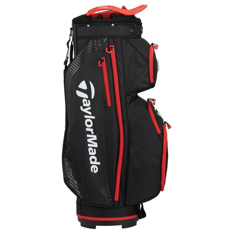 TaylorMade Pro Golf Cart Bag - Black/Red - main image