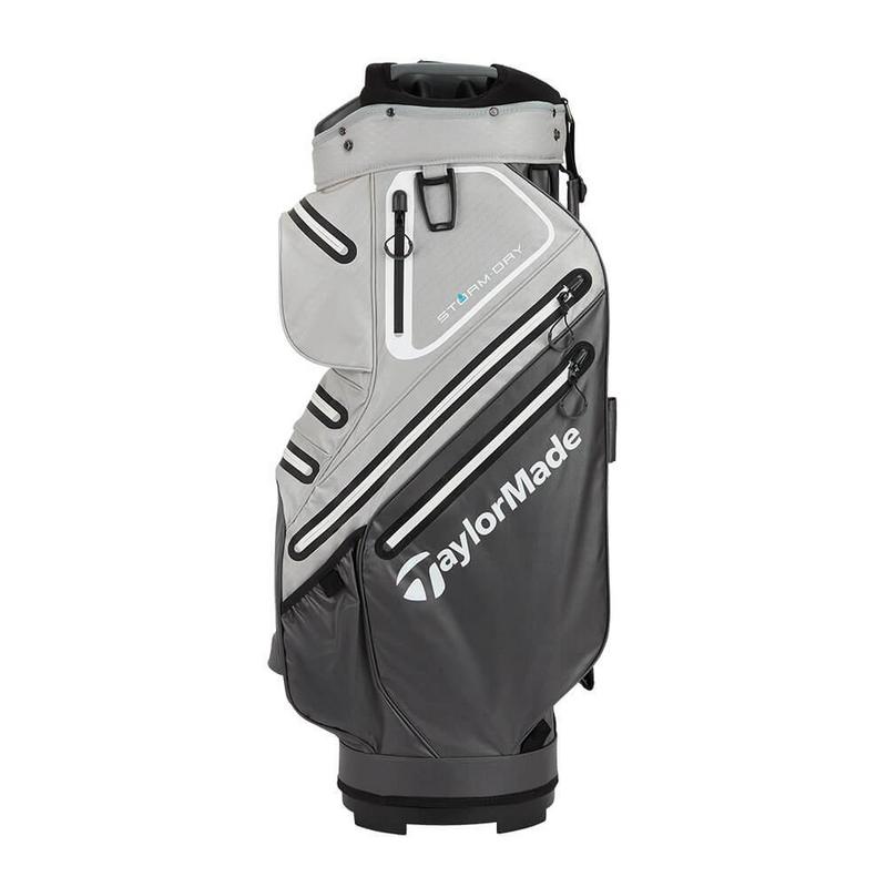 TaylorMade Storm Dry Waterproof Golf Cart Bag - Dark Grey/Light Grey - main image