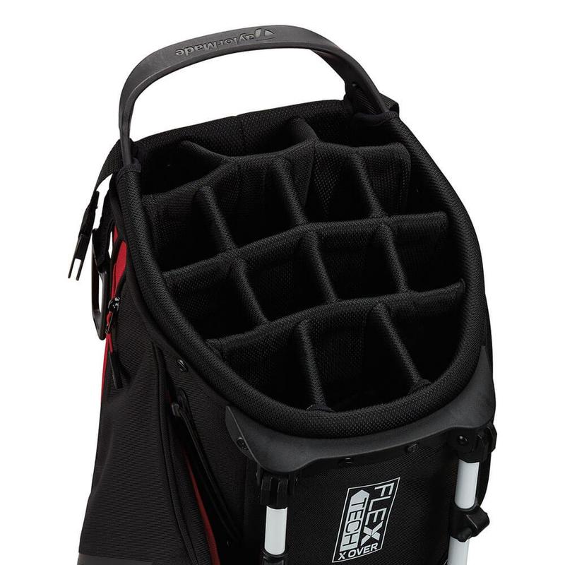 TaylorMade FlexTech Crossover Golf Stand Bag - Red/Black/White - main image