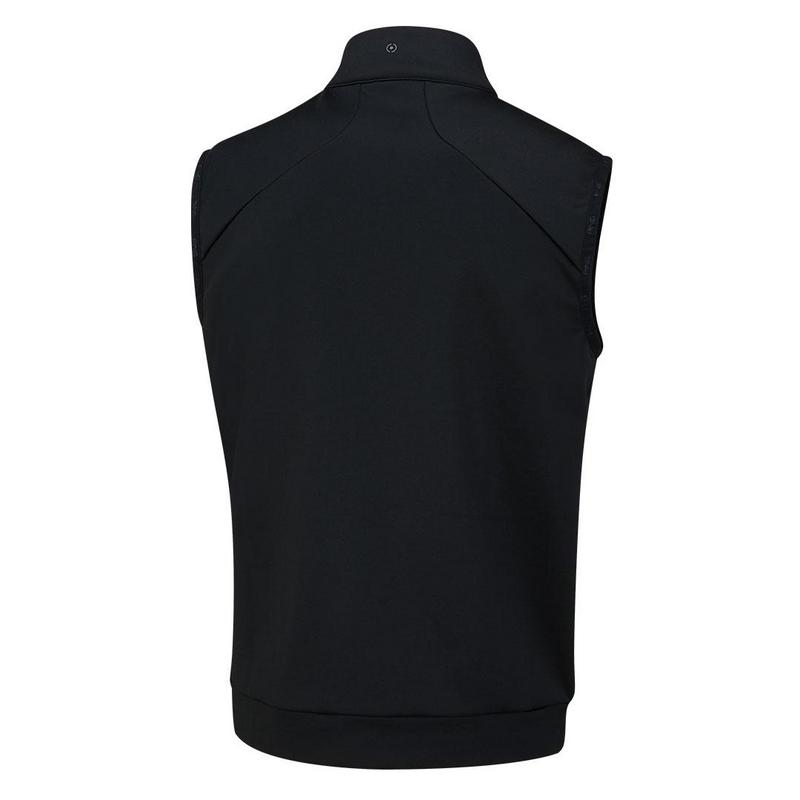 Ping Vernon Quilted Hybrid Golf Vest - Asphalt/Black