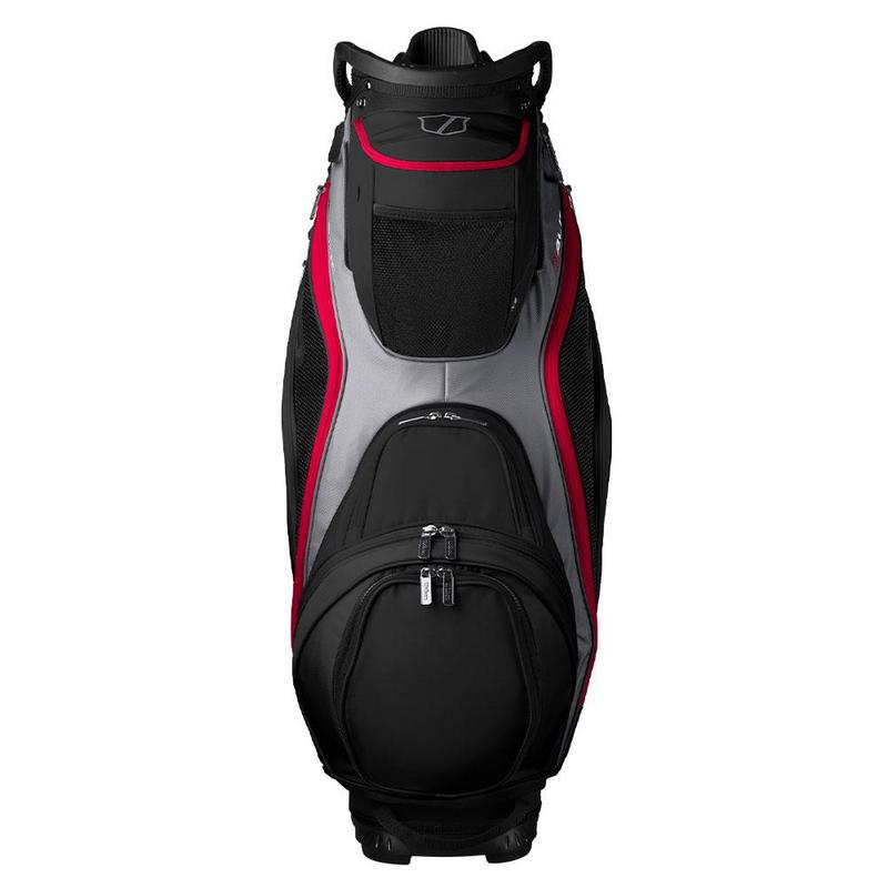 Wilson Alpine Dry Waterproof Golf Cart Bag - Black/Grey/Red - main image