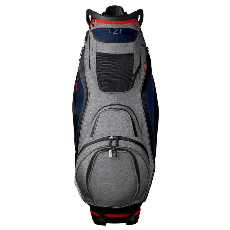 Wilson Alpine Dry Waterproof Golf Cart Bag - Navy/Grey/Red - main image