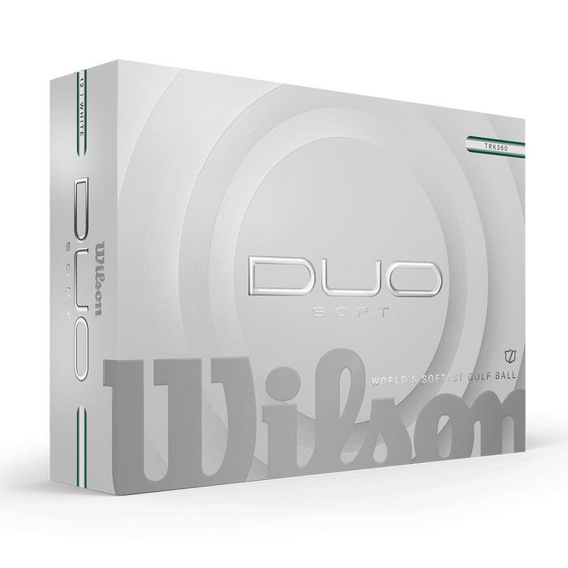 Wilson Duo Soft TRK360 Golf Balls - White/Green - main image