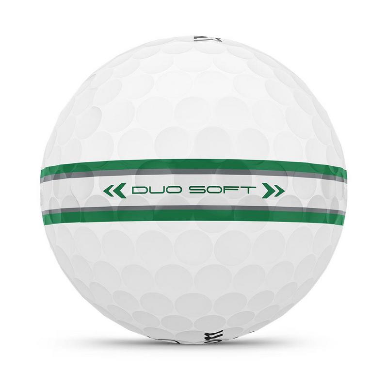 Wilson Duo Soft TRK360 Golf Balls - White/Green - main image