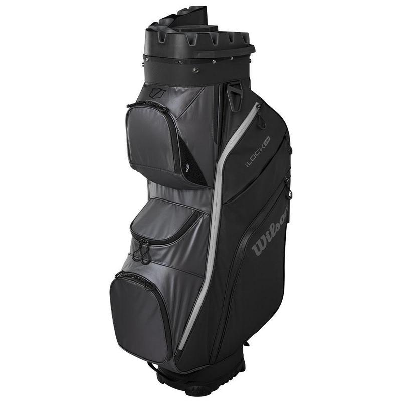 Wilson I-Lock DRY Organiser Waterproof Golf Cart Bag - Black/Grey - main image