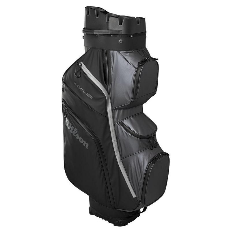 Wilson I-Lock DRY Organiser Waterproof Golf Cart Bag - Black/Grey - main image