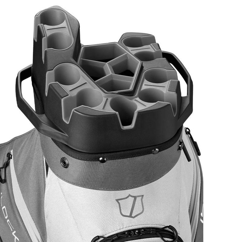 Wilson I-Lock Organiser Golf Cart Bag - Grey/White/Black - main image
