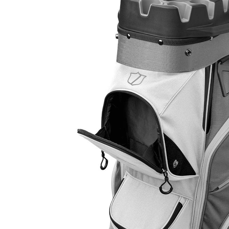 Wilson I-Lock Organiser Golf Cart Bag - Grey/White/Black - main image