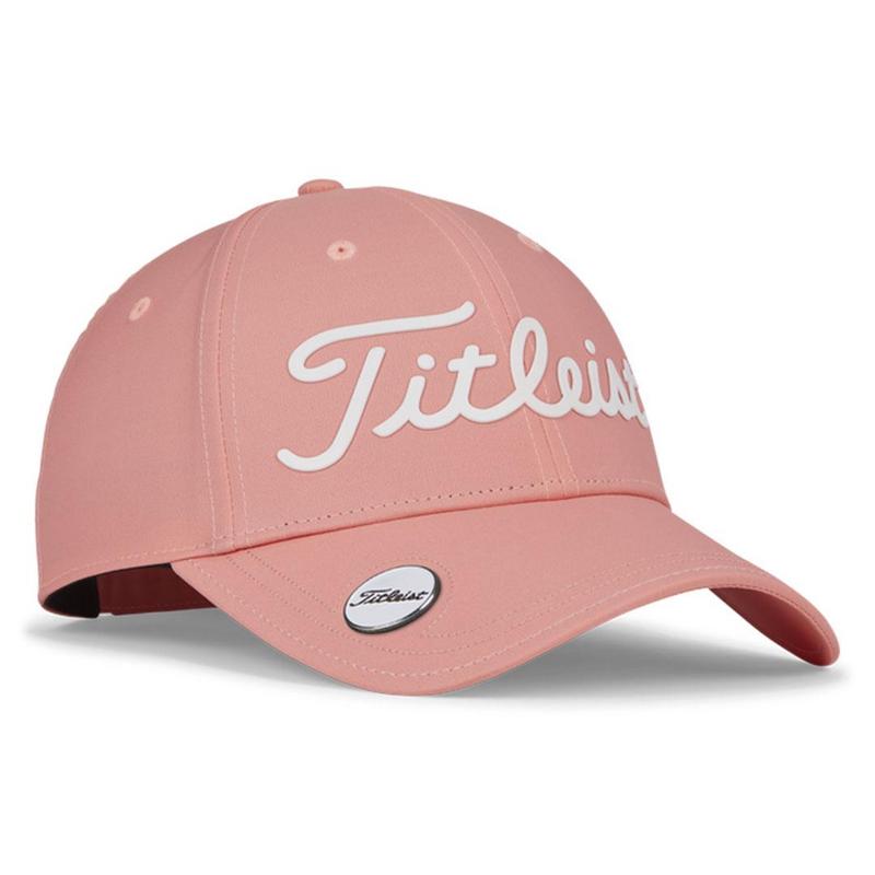 Titleist Womens Players Performance Golf Ball Marker Cap - Peach/White - main image