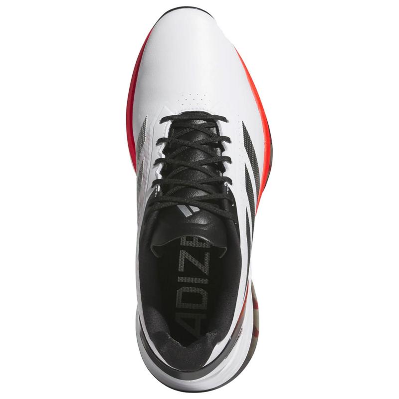 adidas AdiZero FG Golf Shoes - White/Red/Black - main image