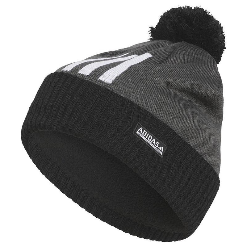 adidas Pom 3 Stripe Beanie - Black - main image