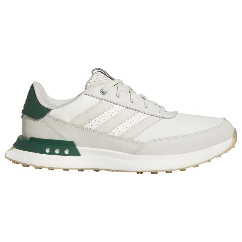 S2G SL 24 Leather Golf Shoes - White/Aluminium/Green