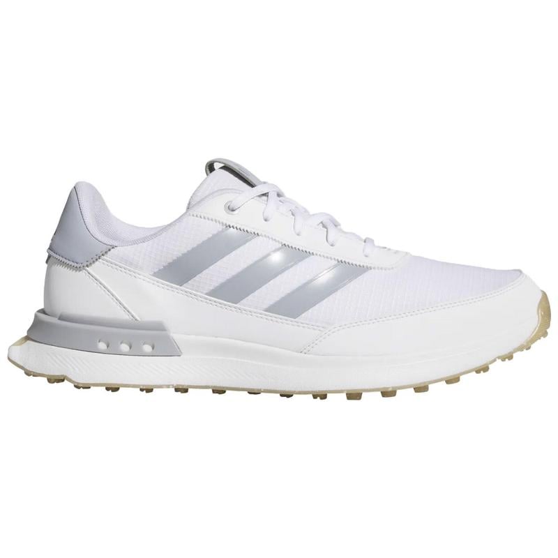 S2G SL 24 Spikeless Golf Shoes - White/Silver/Gum