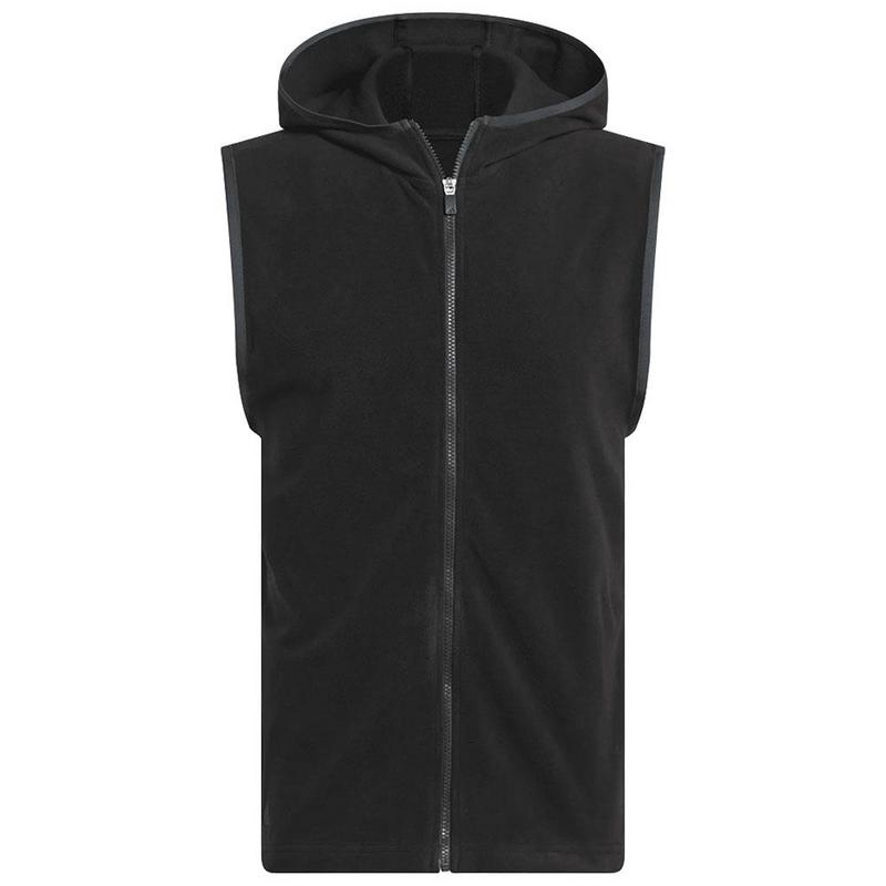 Ultimate Hoodie Golf Vest - Black