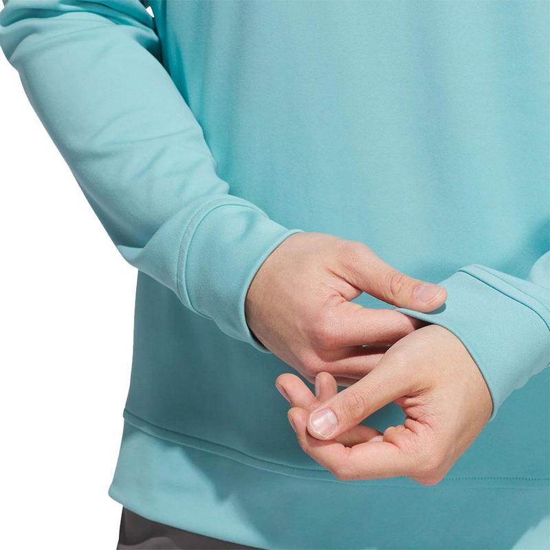 adidas Ultimate365 Classic Quarter Zip Golf Sweatshirt - Mint - main image
