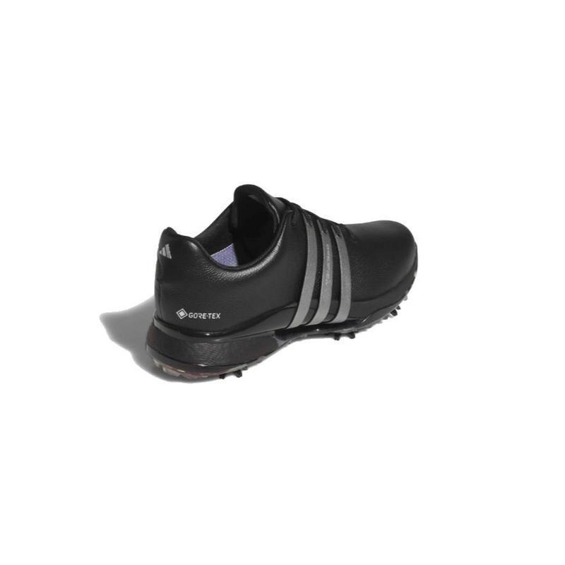 adidas Tour360 Gore-Tex Golf Shoes - Core Black/Iron/Lucid Red - main image